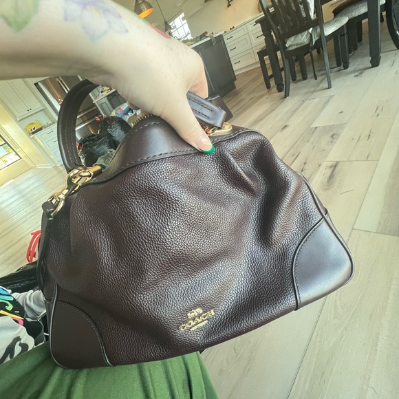 Coach bag in Oxblood - Picture 3 of 3